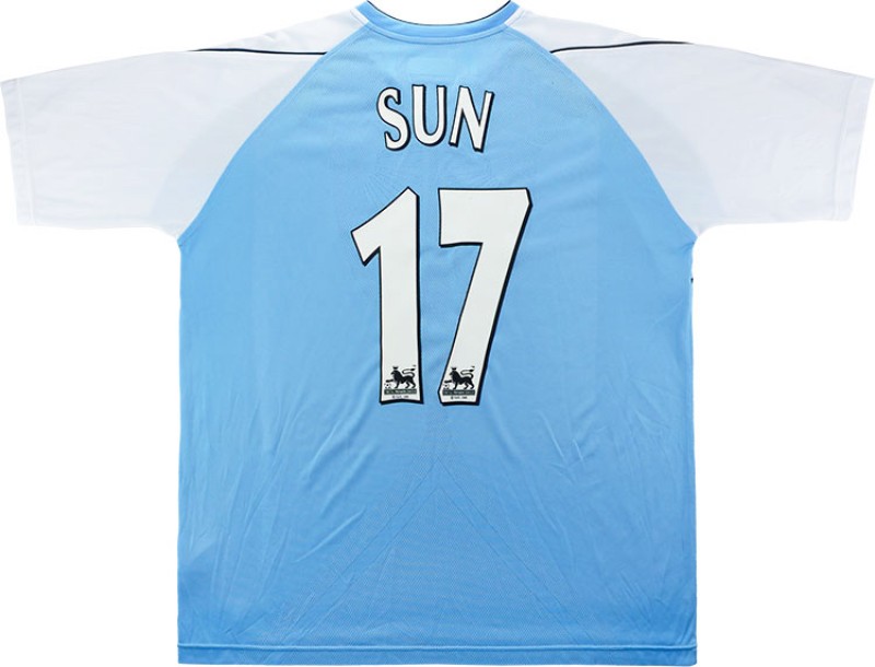 Primera equipación de Man City 06-07