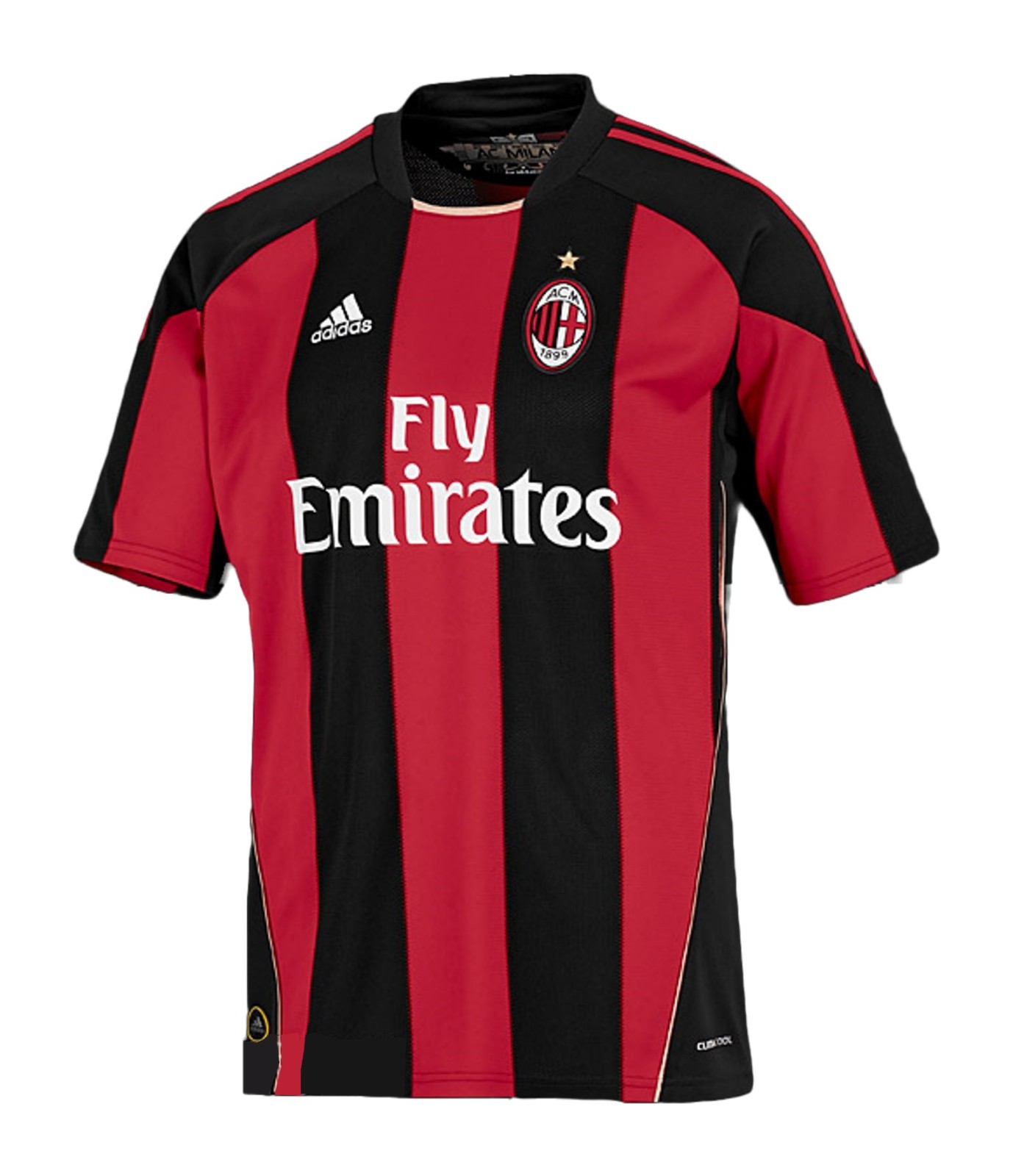 Primera equipación de Milan 10-11
