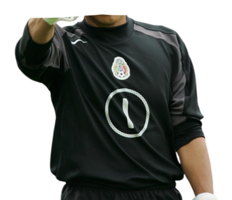 Equipación de portero de México 2005