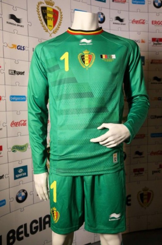 Equipación de portero de Bélgica 2014
