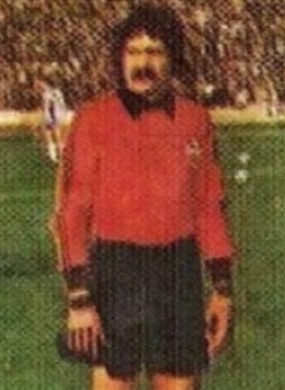 Equipación de portero de Oporto 77-78