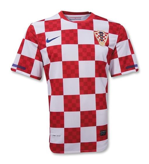 Primera equipación de Croacia 2010