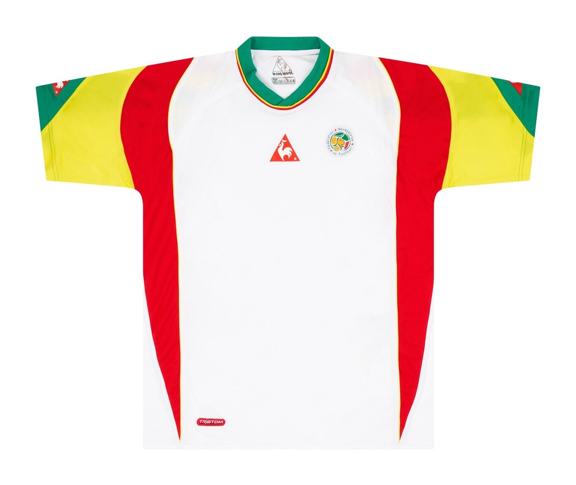 Primera equipación de Senegal 2004