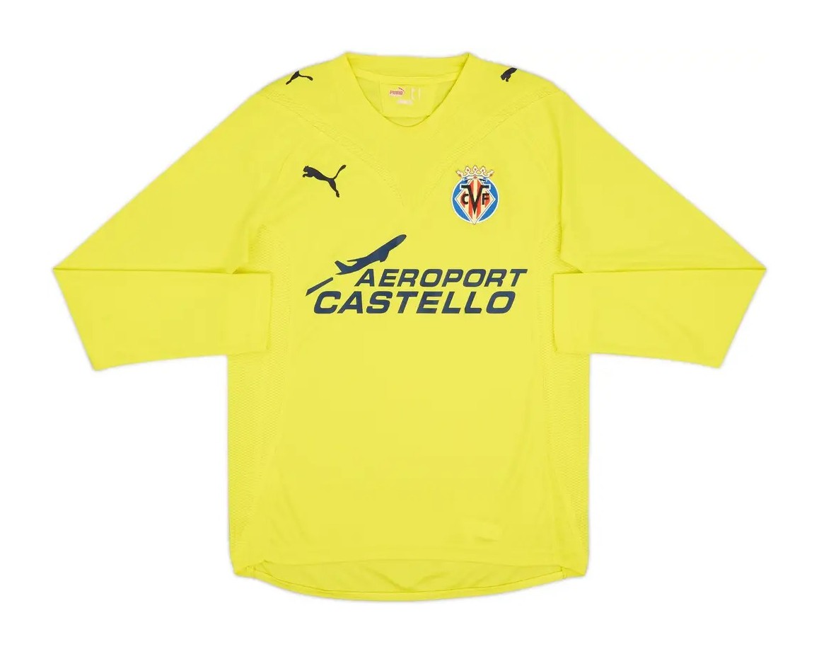Primera equipación de Villarreal 09-10