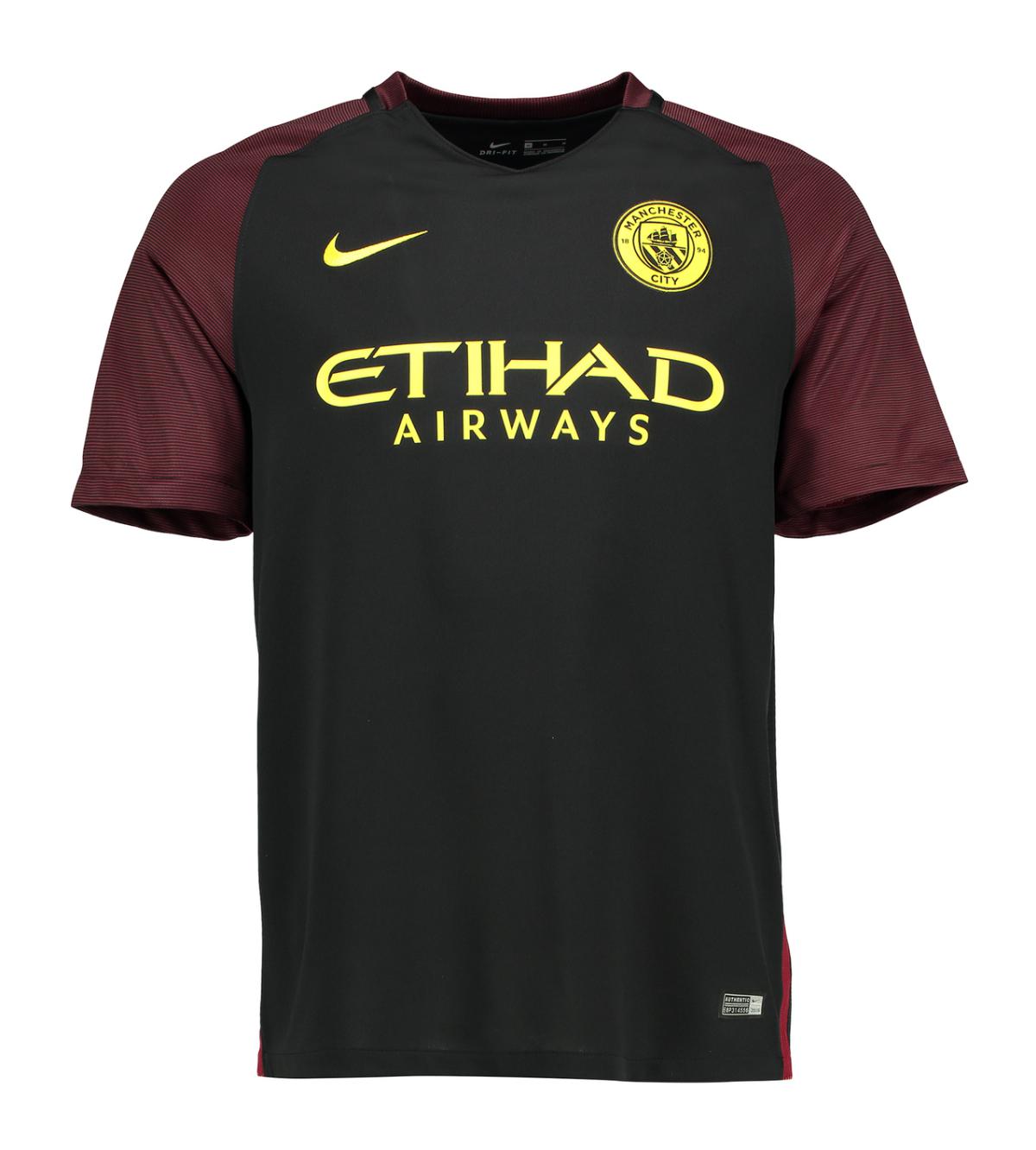 Segunda equipación de Man City 16-17