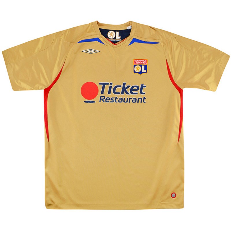 Segunda equipación de Olympique de Lyon 07-08