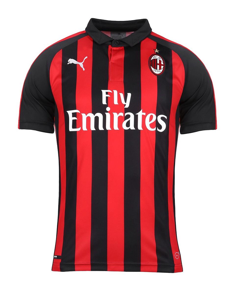 Primera equipación de Milan 18-19
