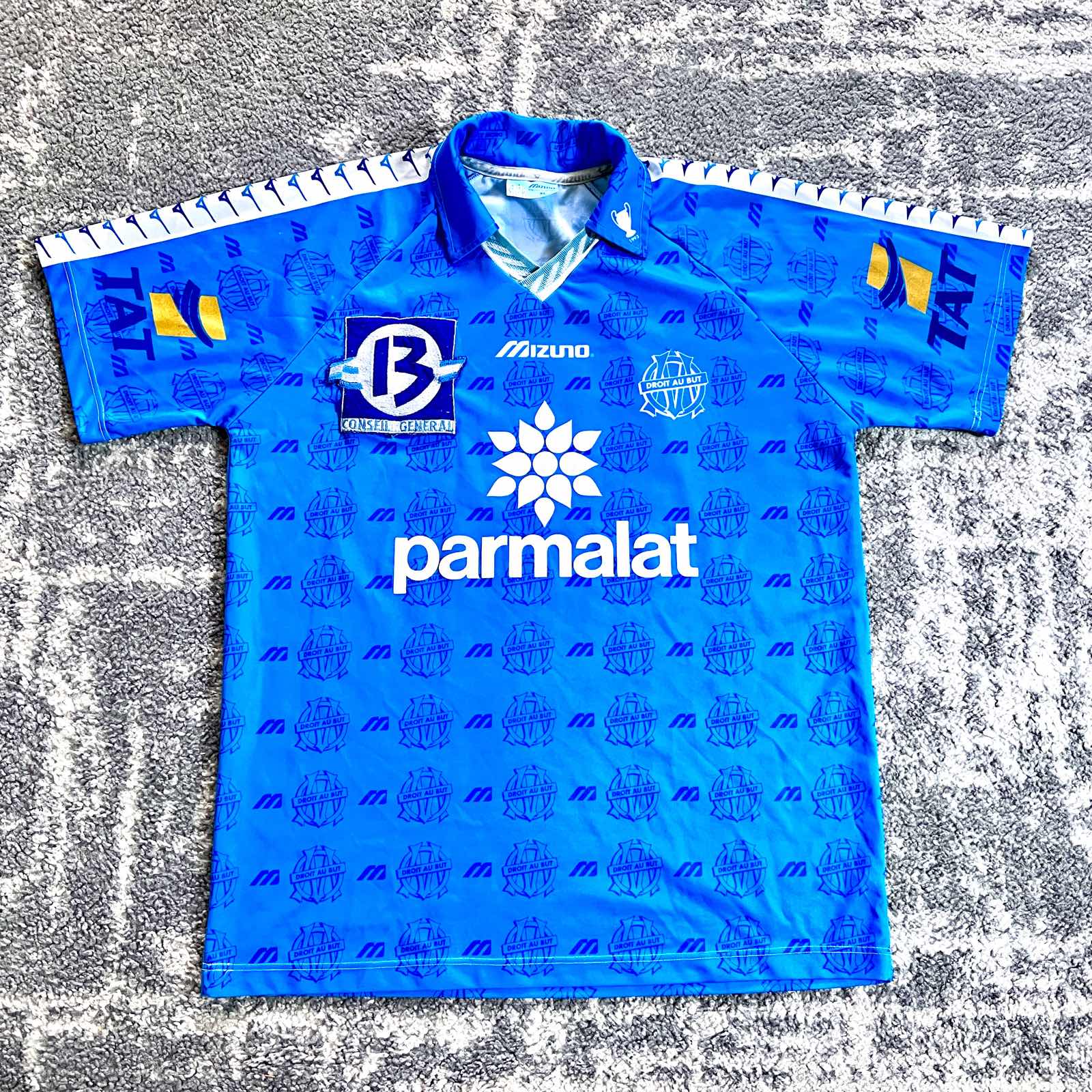 Segunda equipación de Olympique de Marsella 95-96