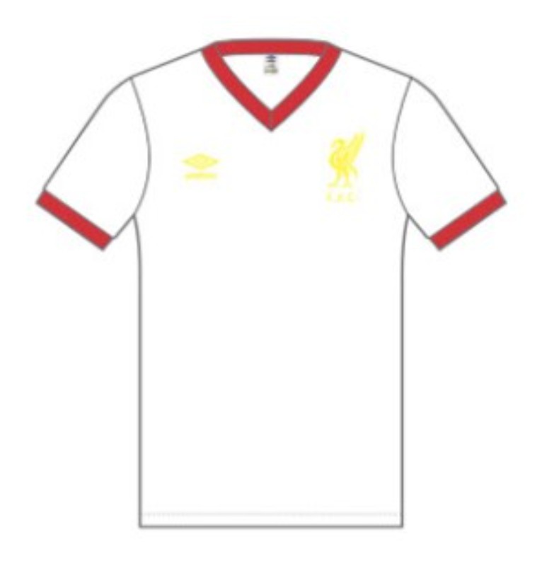 Segunda equipación de LiverpoolFC 78-79