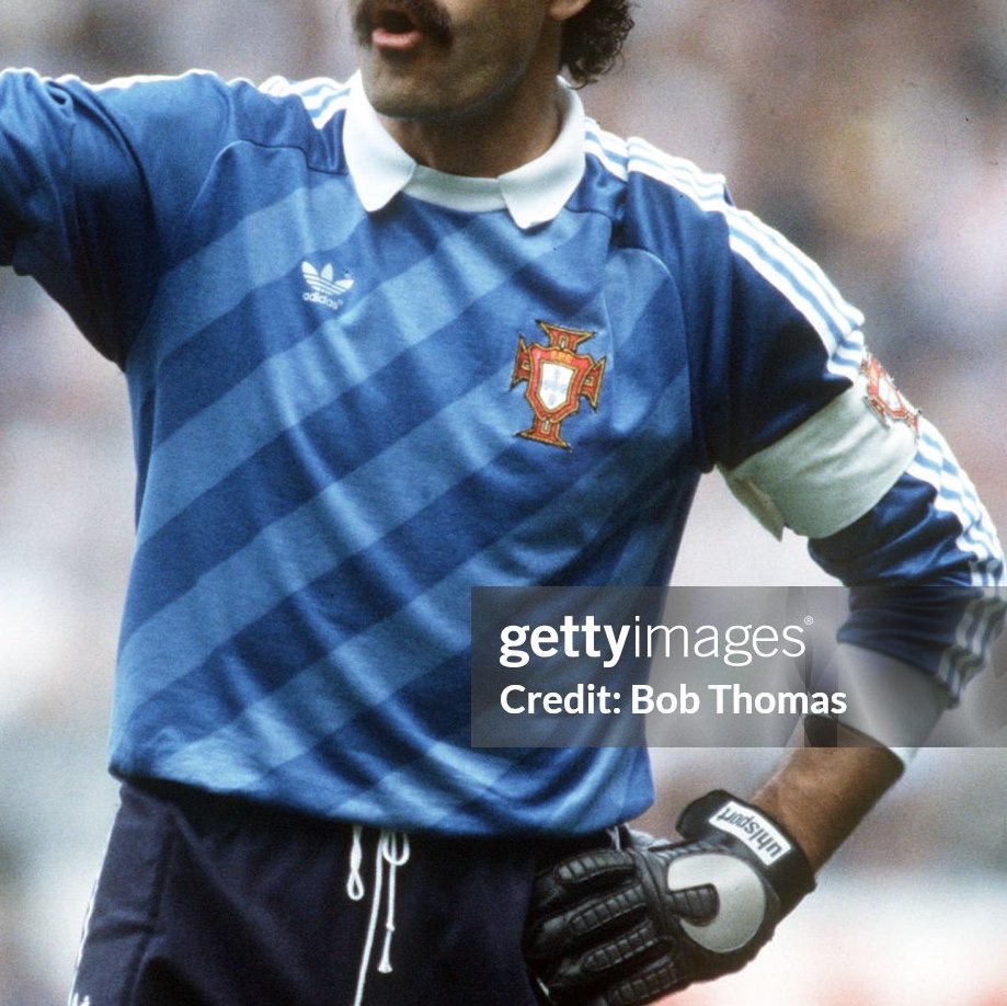 Equipación de portero de Portugal 1984