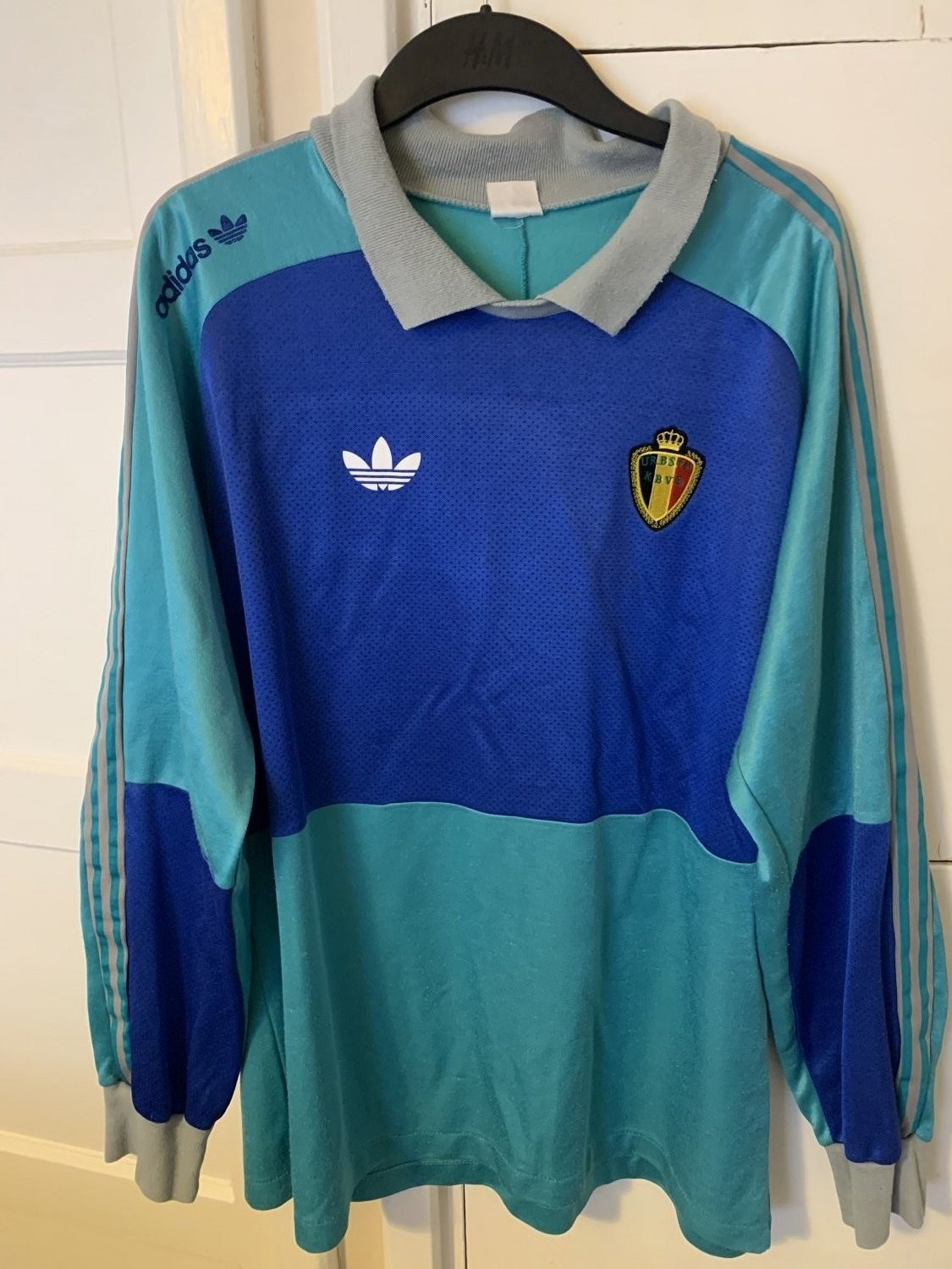 Equipación de portero de Bélgica 1990