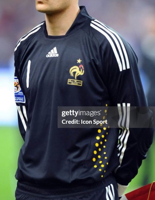 Equipación de portero de Francia 2009