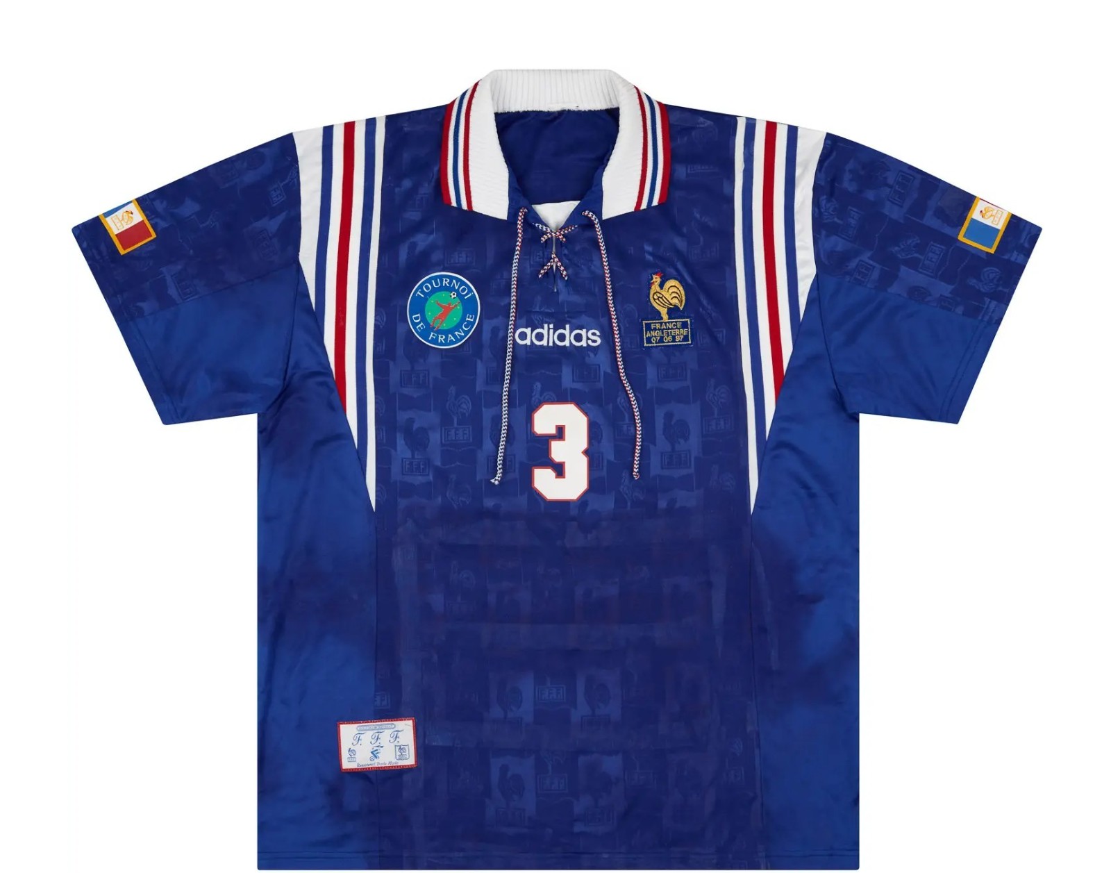 Primera equipación de Francia 1997