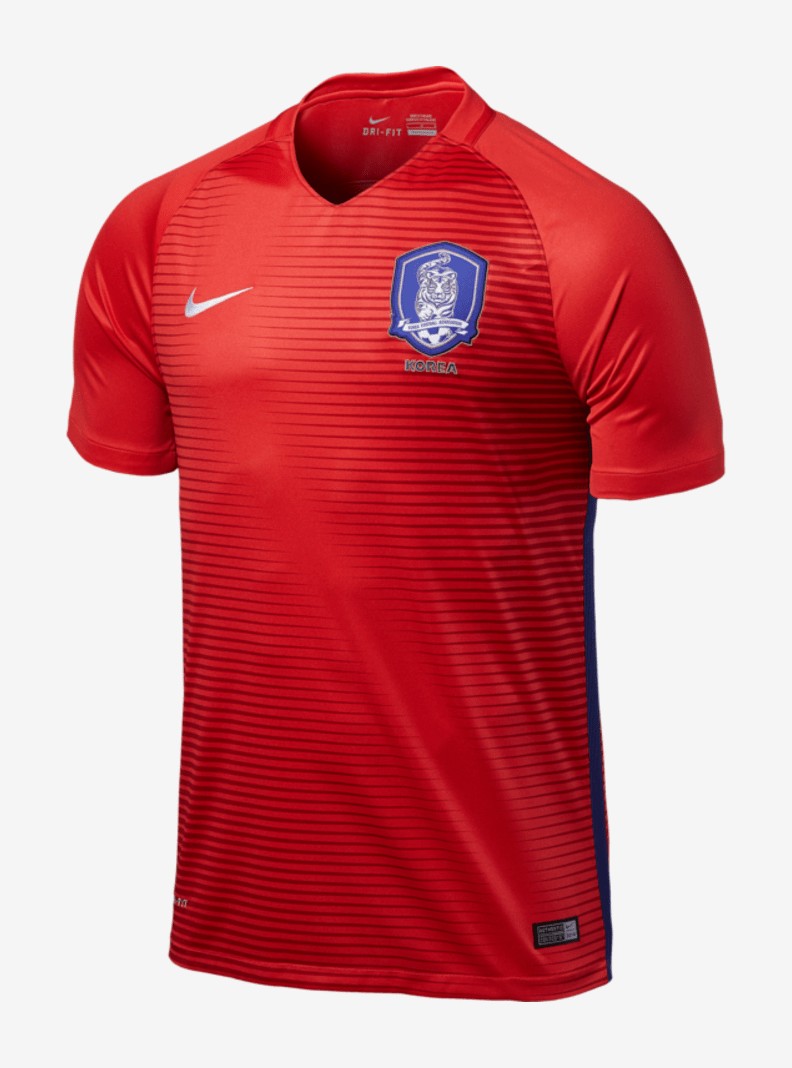 Primera equipación de Rep. Corea 2016