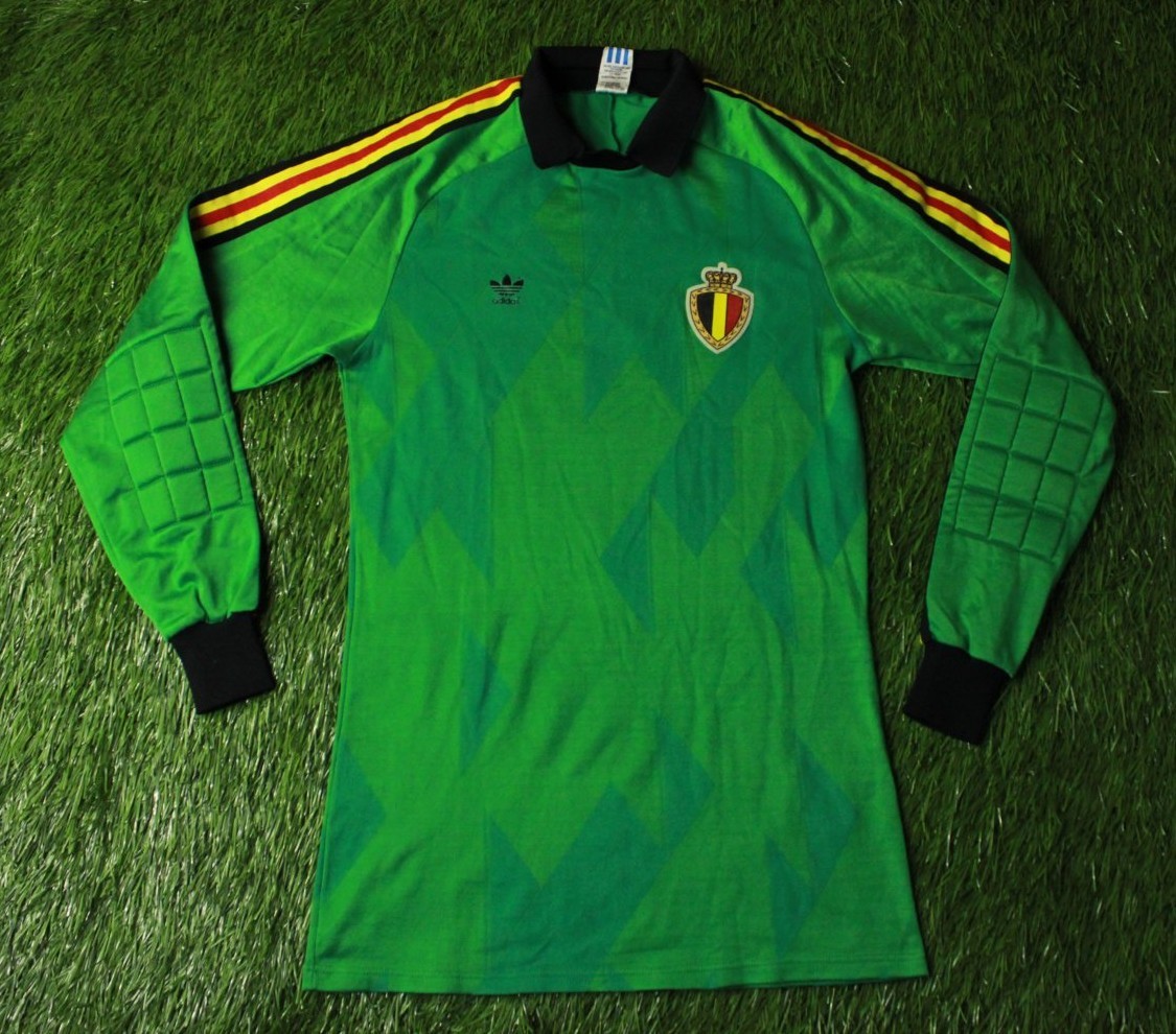 Equipación de portero de Bélgica 1990