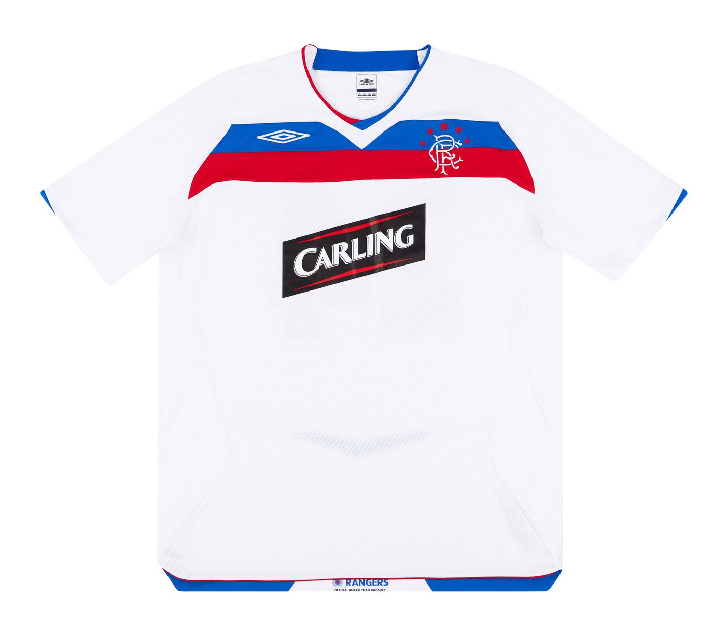 Segunda equipación de Glasgow Rangers 08-09