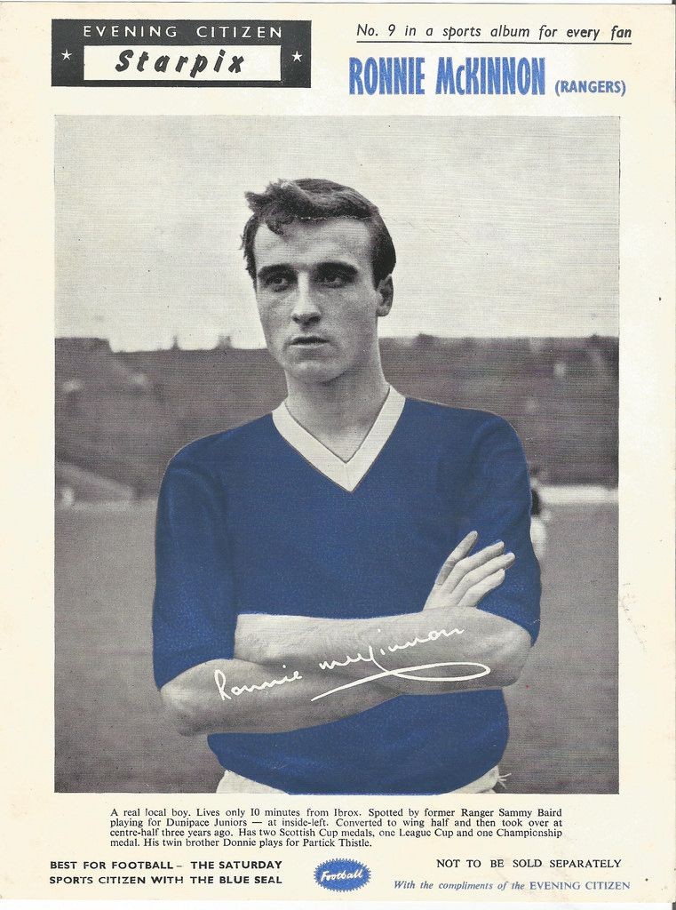 Primera equipación de Glasgow Rangers 1965