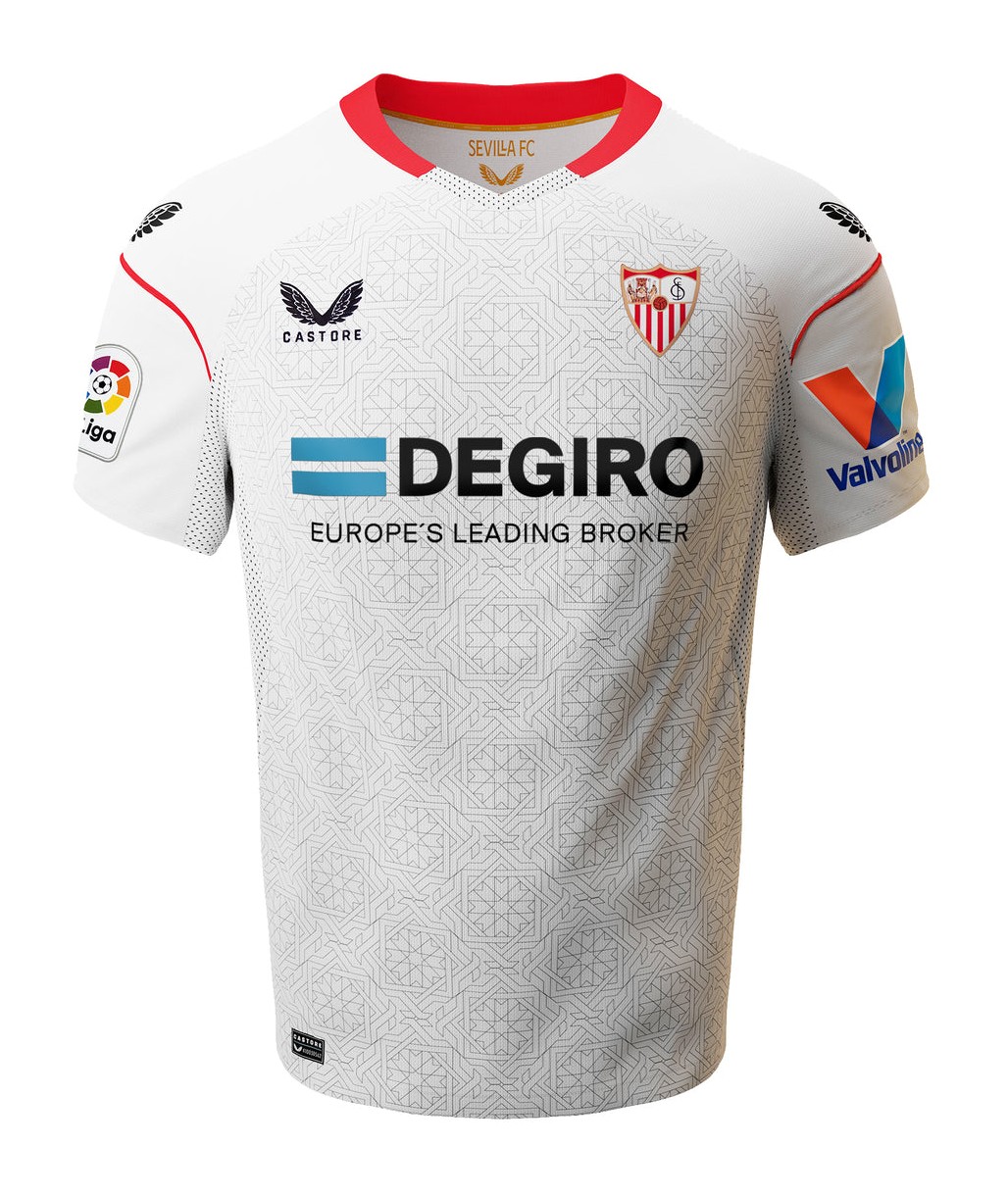 Primera equipación de Sevilla FC 22-23