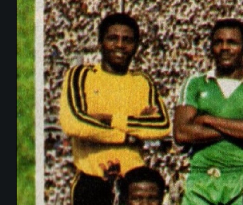 Equipación de portero de Nigeria 1980