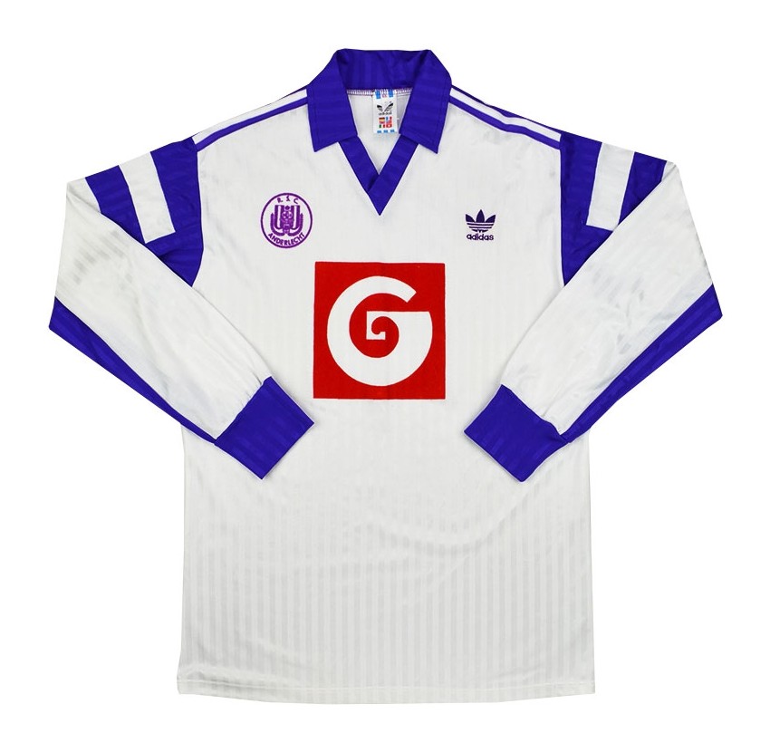 Segunda equipación de Anderlecht 91-92