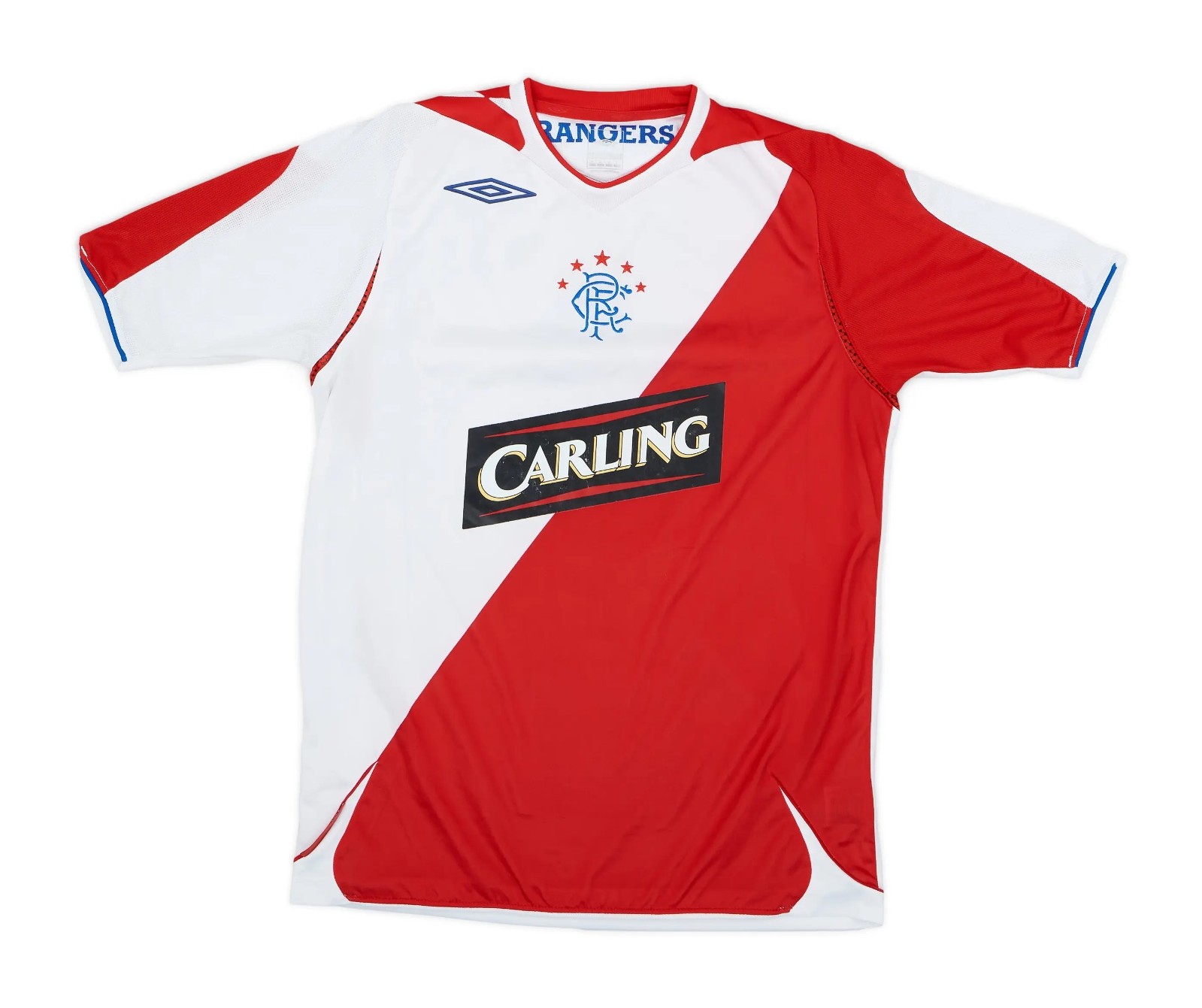 Segunda equipación de Glasgow Rangers 06-07