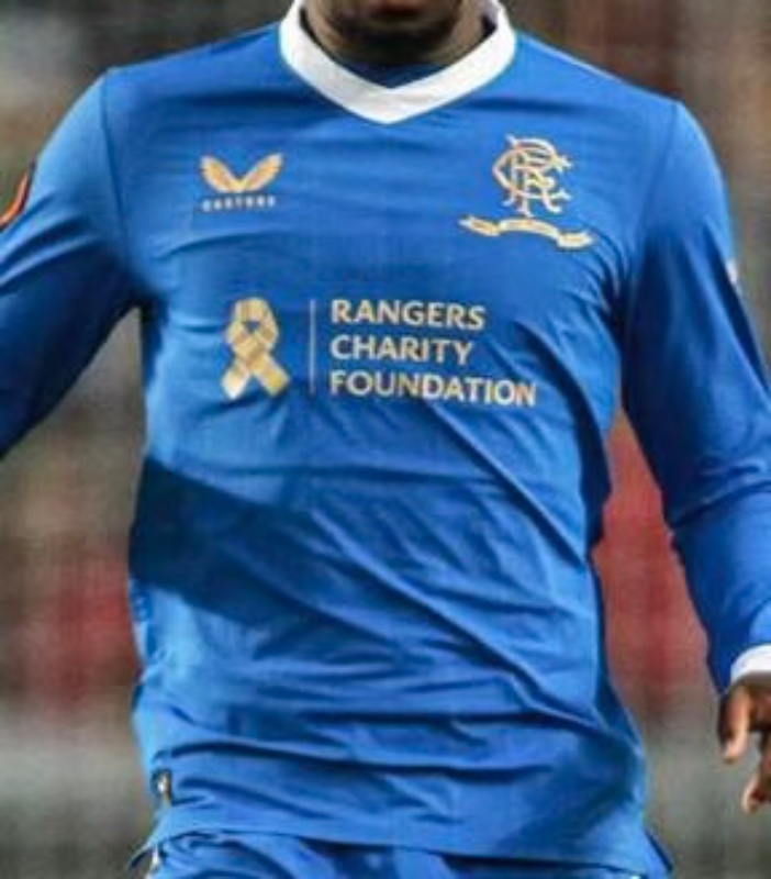Equipación especial de Glasgow Rangers 21-22