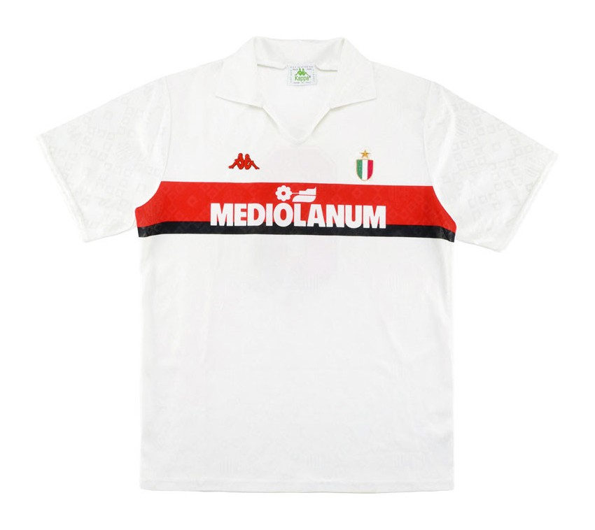 Segunda equipación de Milan 88-89