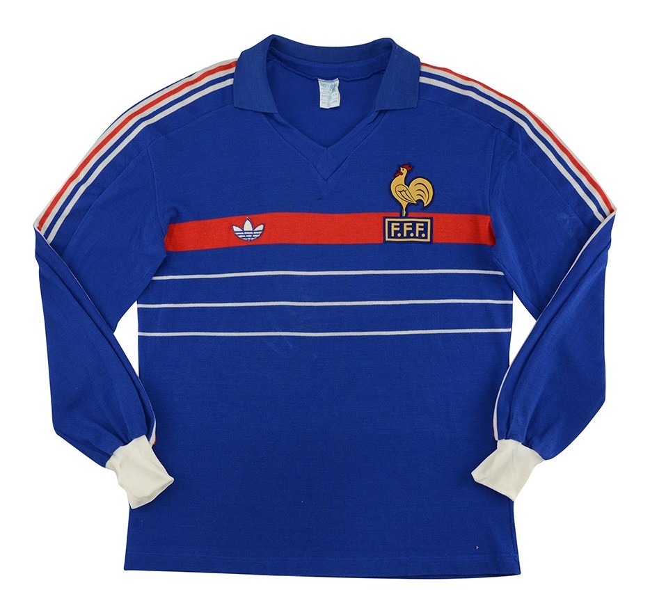 Primera equipación de Francia 1984