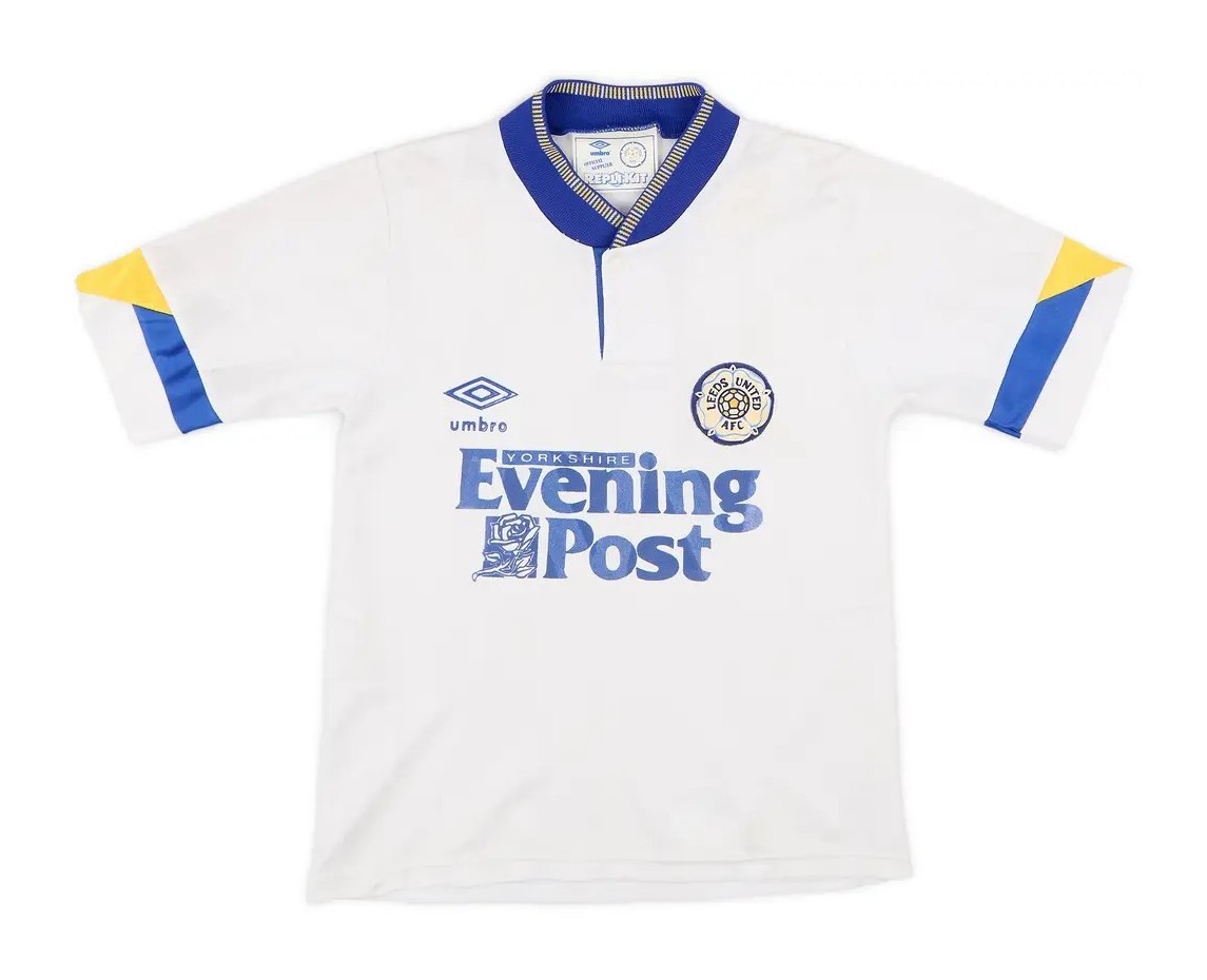 Primera equipación de Leeds 91-92