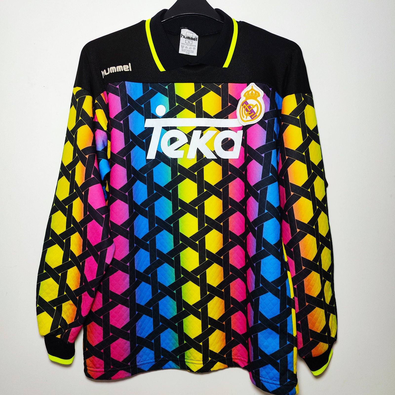 Equipación de portero de Real Madrid 92-93