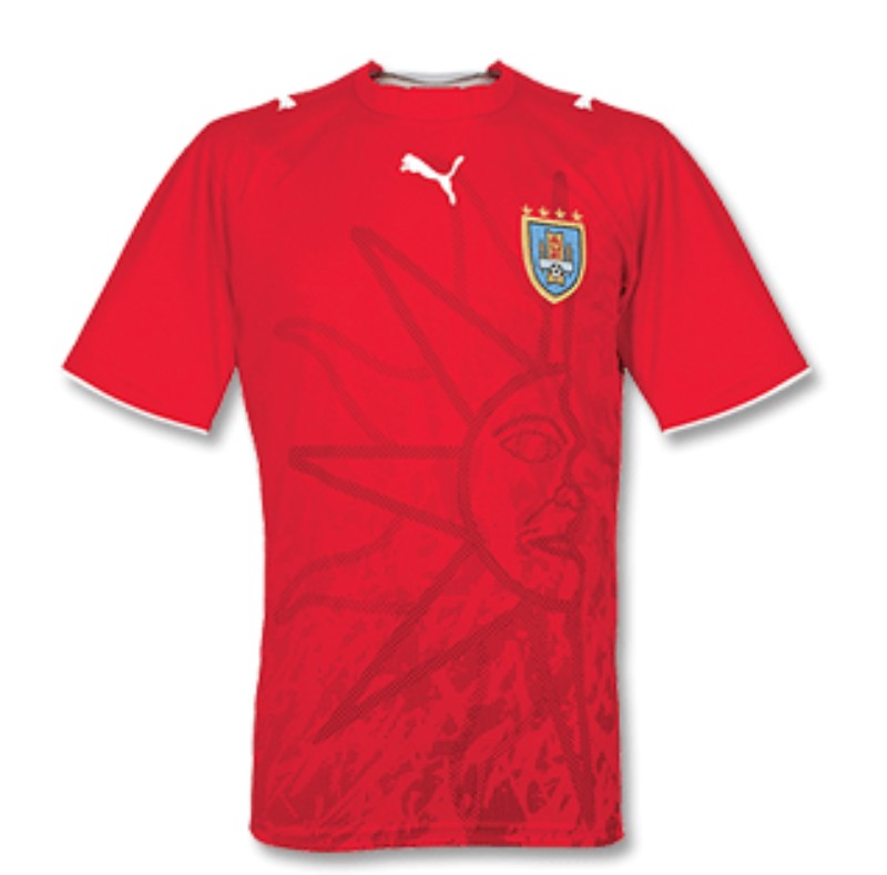 Segunda equipación de Uruguay 2007
