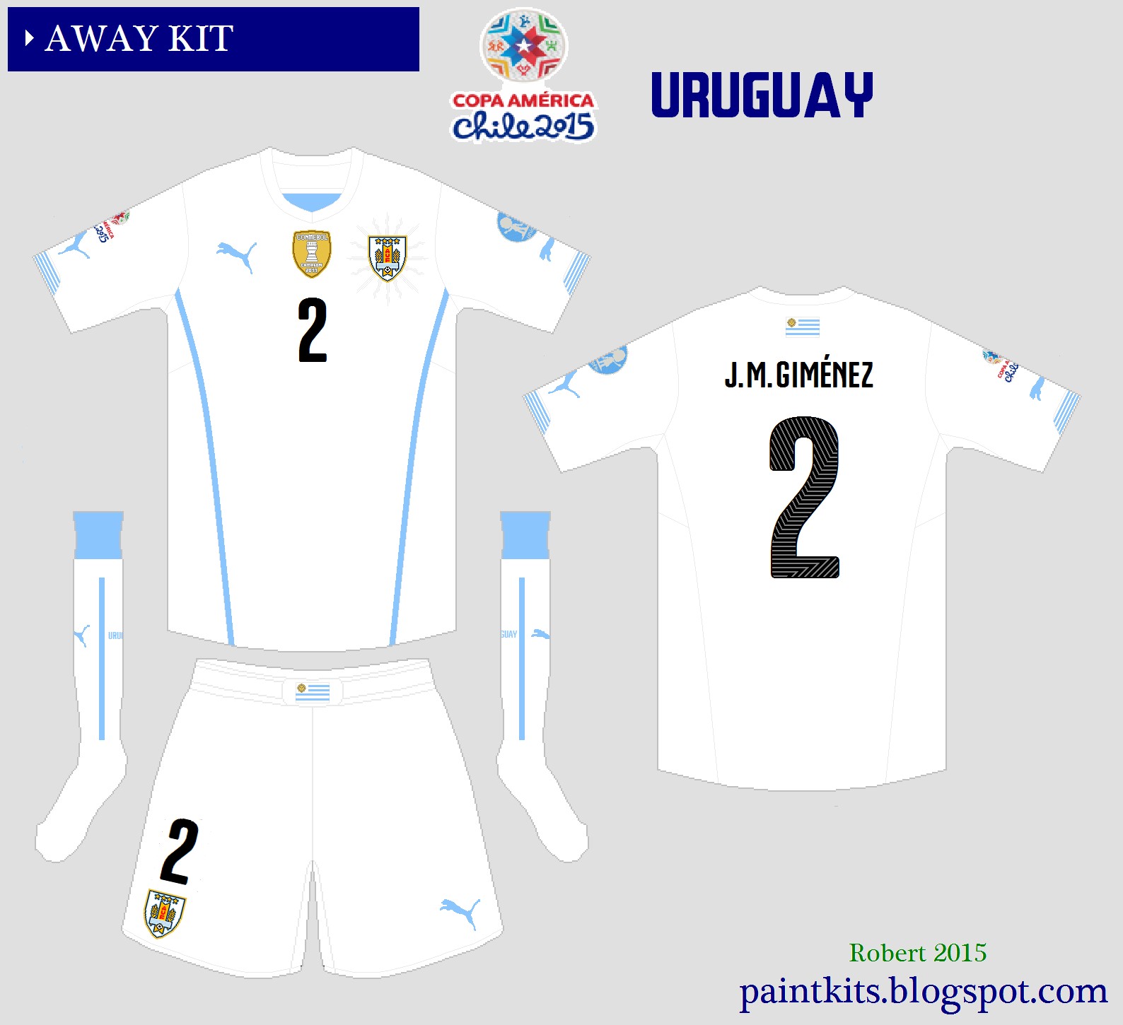 Uruguay 2015 Visitante 3