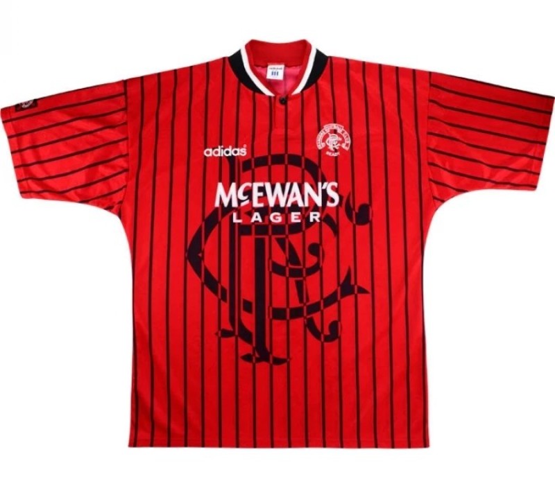 Segunda equipación de Glasgow Rangers 94-95