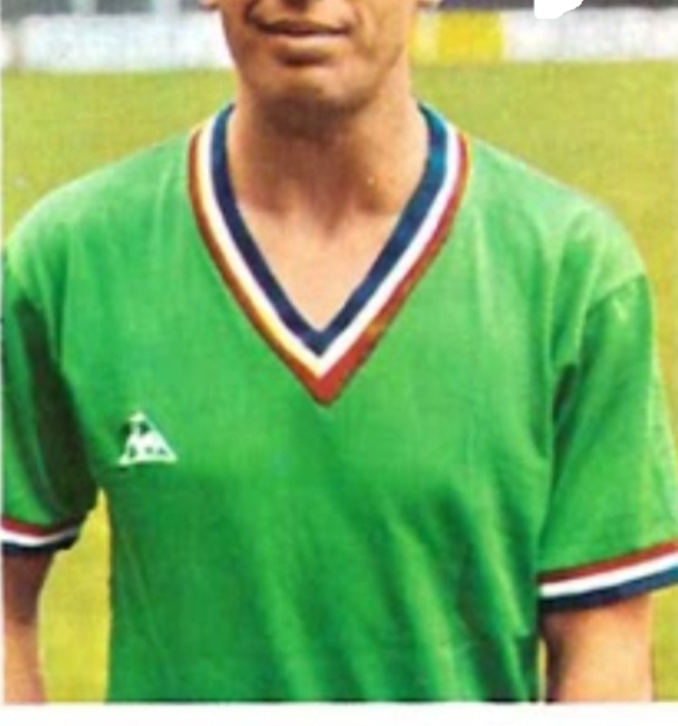 Primera equipación de Saint-Étienne 71-72
