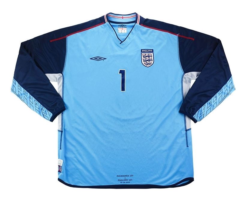Equipación de portero de Inglaterra 2002