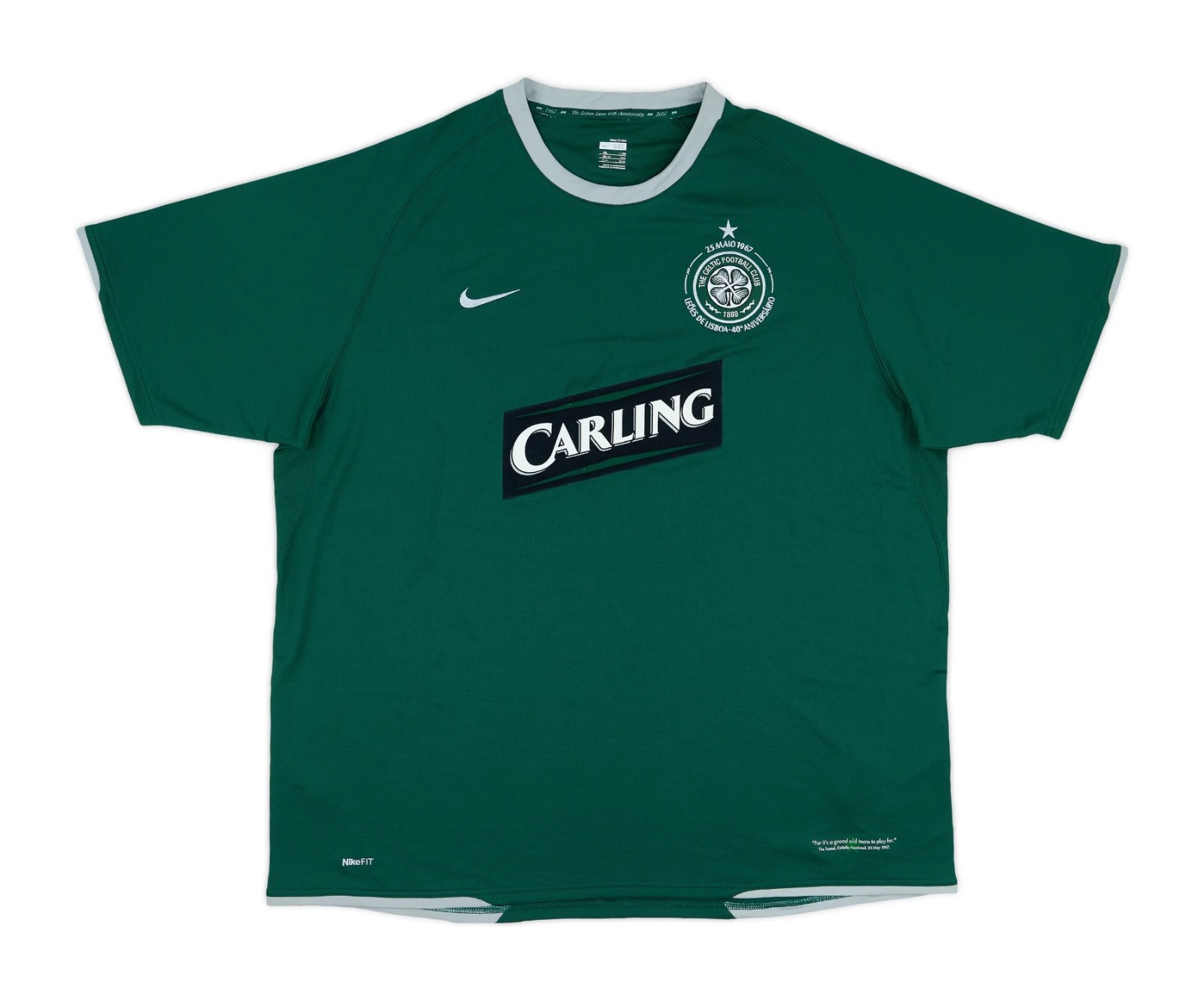 Segunda equipación de Celtic 07-08