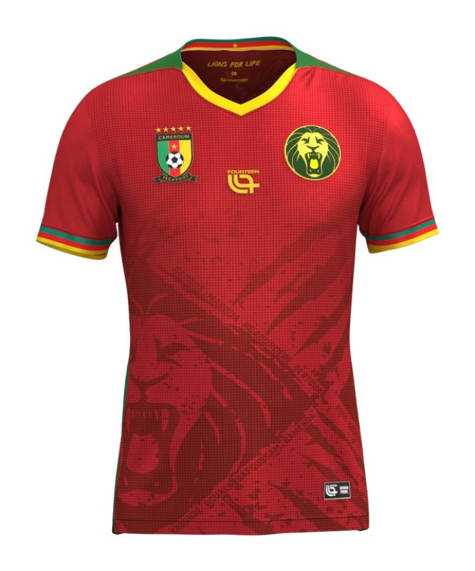 Segunda equipación de Camerún 2025