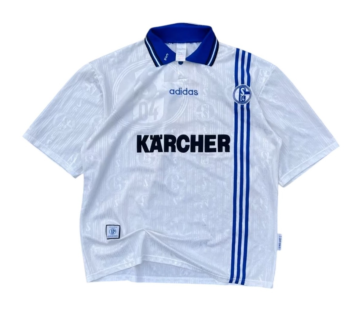 Segunda equipación de Schalke 04 96-97