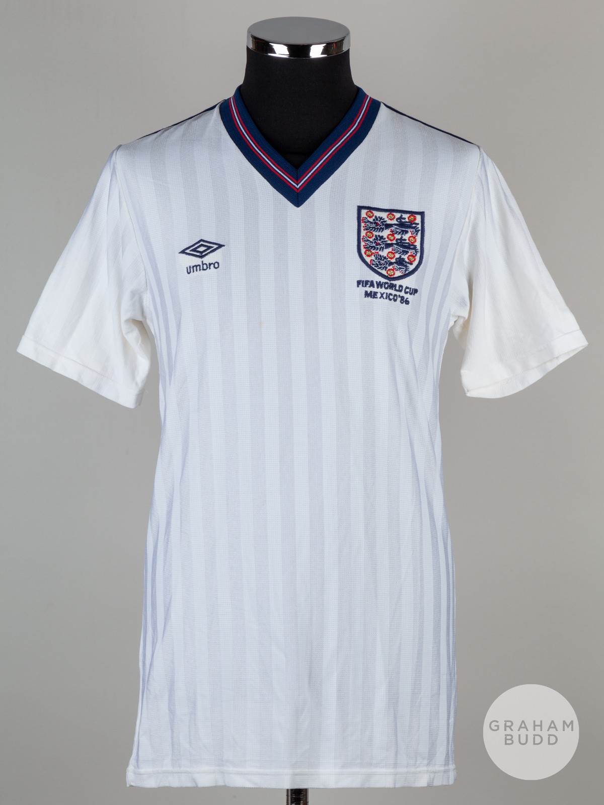 Primera equipación de Inglaterra 1986