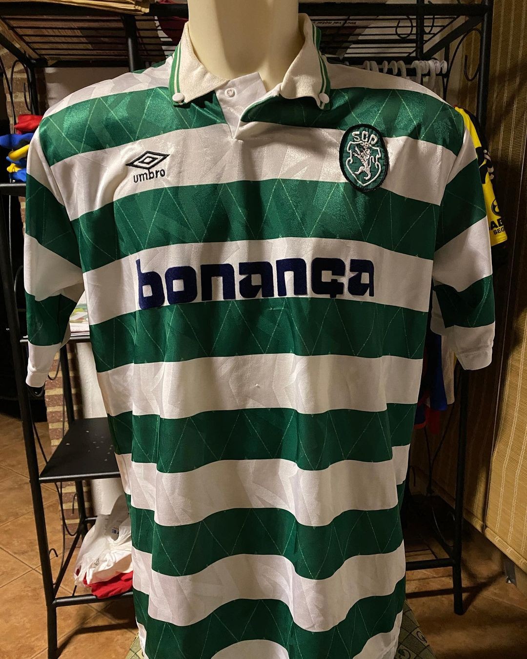 Primera equipación de Sporting de Portugal 91-92