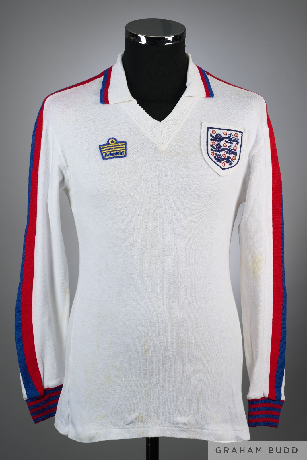 Primera equipación de Inglaterra 1974