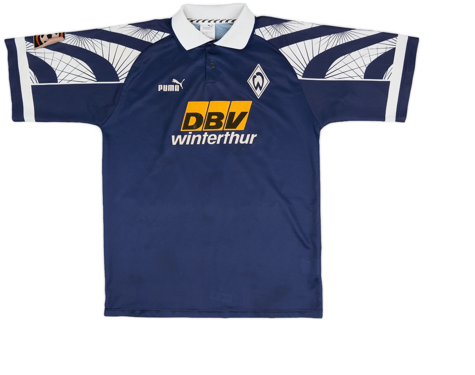 Segunda equipación de Werder Bremen 96-97