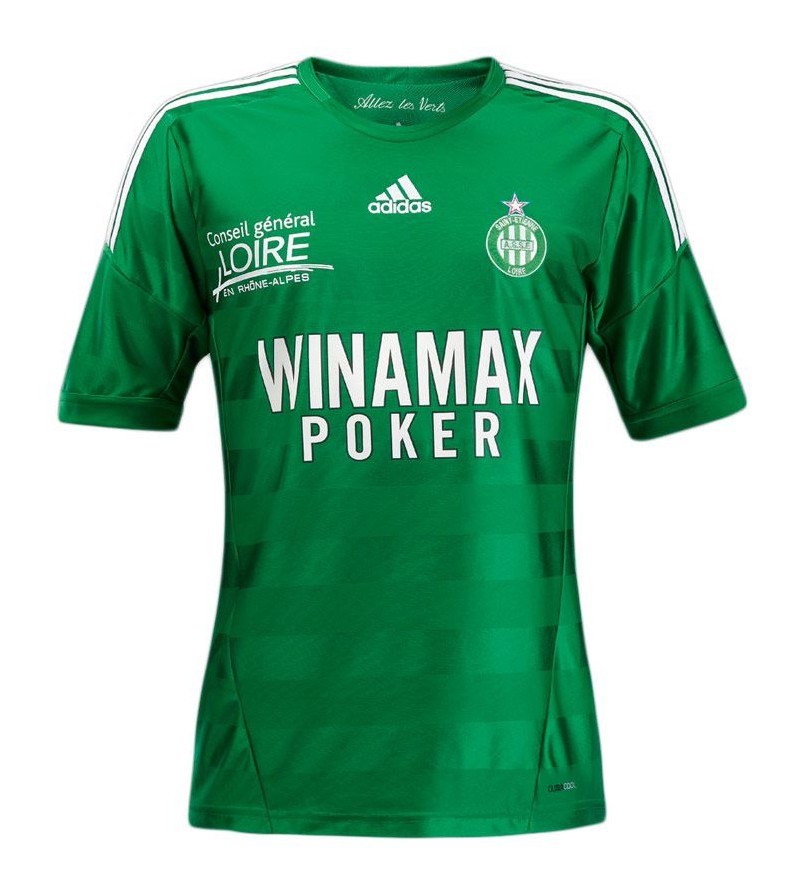 Primera equipación de Saint-Étienne 12-13