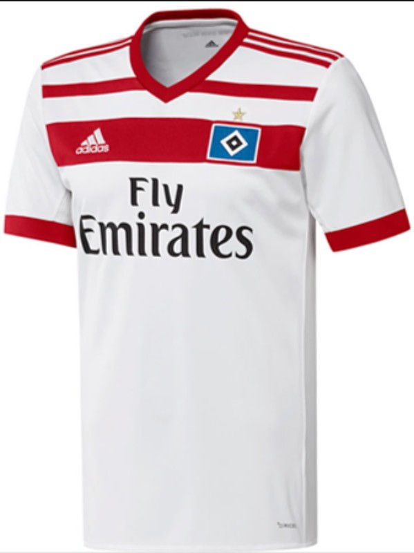 Primera equipación de Hamburgo 17-18