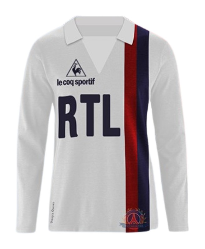 Segunda equipación de Paris Saint-Germain 80-81