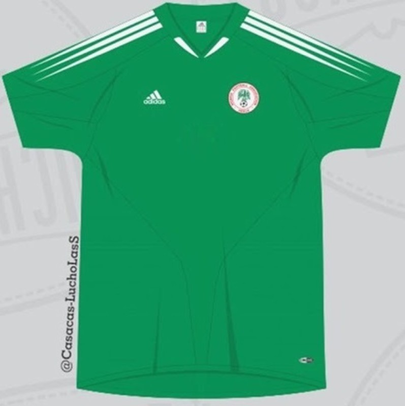 Primera equipación de Nigeria 2005