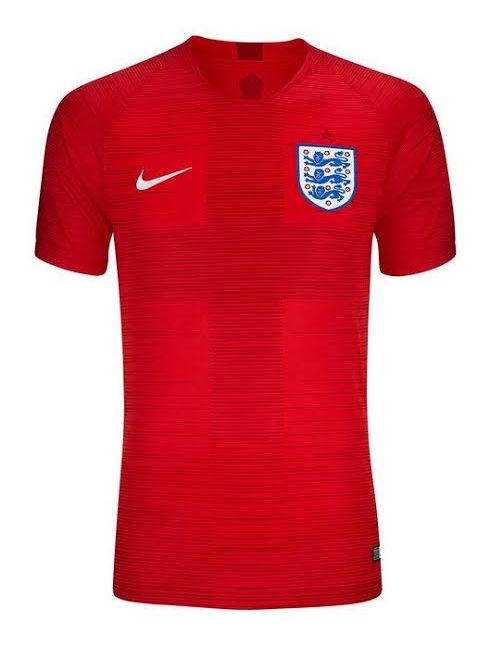 Segunda equipación de Inglaterra 2018