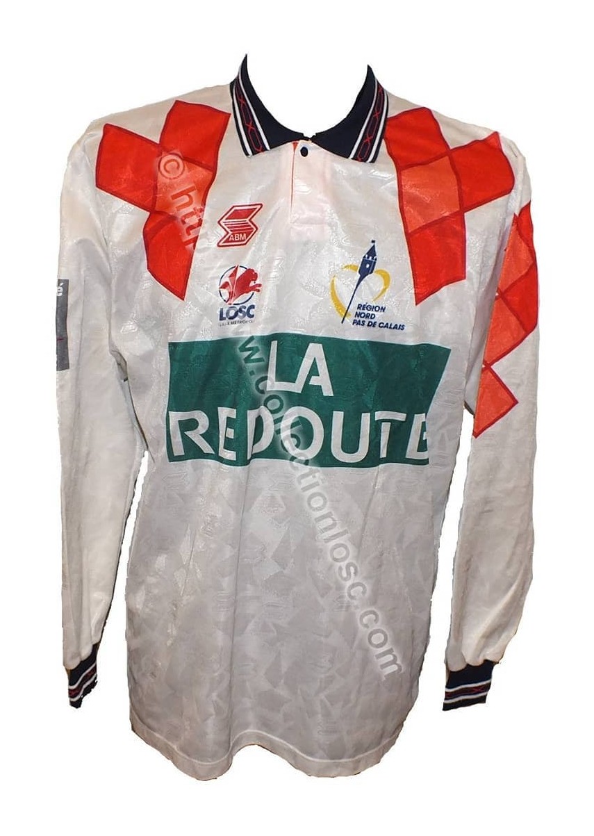 Primera equipación de Lille 93-94