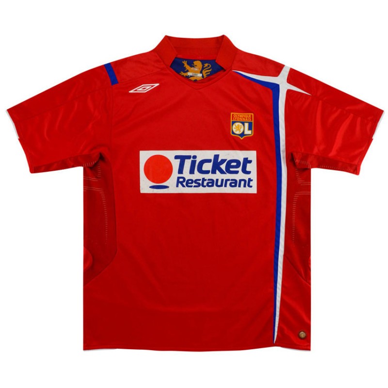 Segunda equipación de Olympique de Lyon 06-07