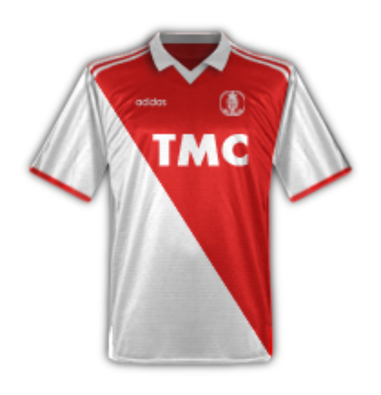 Primera equipación de Monaco 86-87
